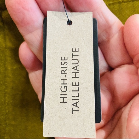 RW & CO Sz 10 Velour Pleated Front Pockets Straight Leg High Rise Trousers NEW - Picture 4 of 13